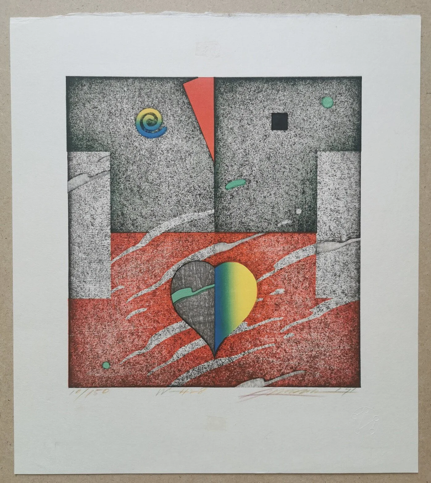 Akira Kurosaki Satisfied Heart | Japanese Prints